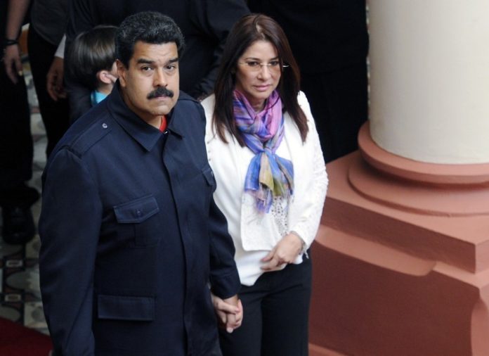 Cilia Flores y Nicolás Maduro