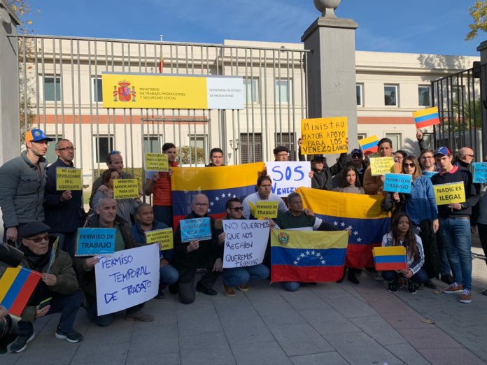 venezolanos se manifiestan en Madrid2