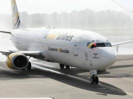 Estas son las primeras imágenes del reinicio de operaciones de Turpial Airlines