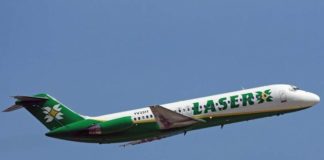 Laser reanuda sus vuelos comerciales entre Caracas y Santo Domingo