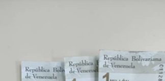 El billete venezolano de mayor denominación no alcanza ni para comprar una canilla