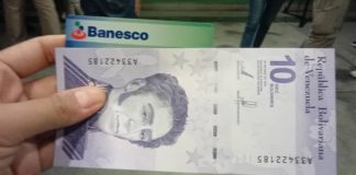 Banca privada tiene disponibilidad de billetes de 10 Bs. digitales a través de cajeros automáticos