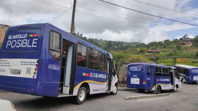 Bus El Hatillo recorrerá más de 20 sectores rurales