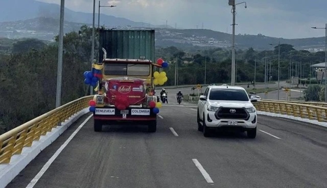 Por primera vez en siete años, se transportaron toneladas de alimentos de Colombia a Venezuela a través del Puente Tienditas